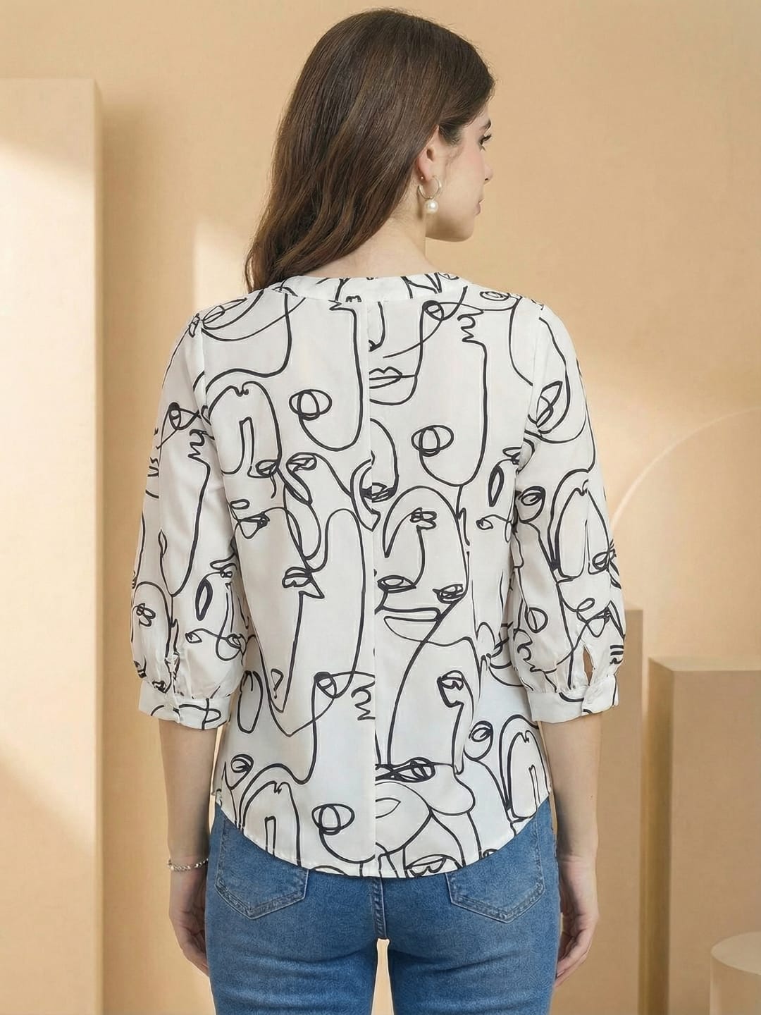 The Kurti Collection Women Summer Floral printed Top