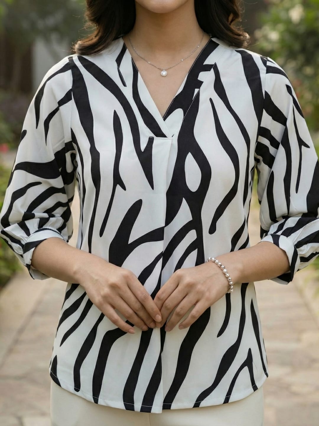 The Kurti Collection Women Summer Floral printed Top