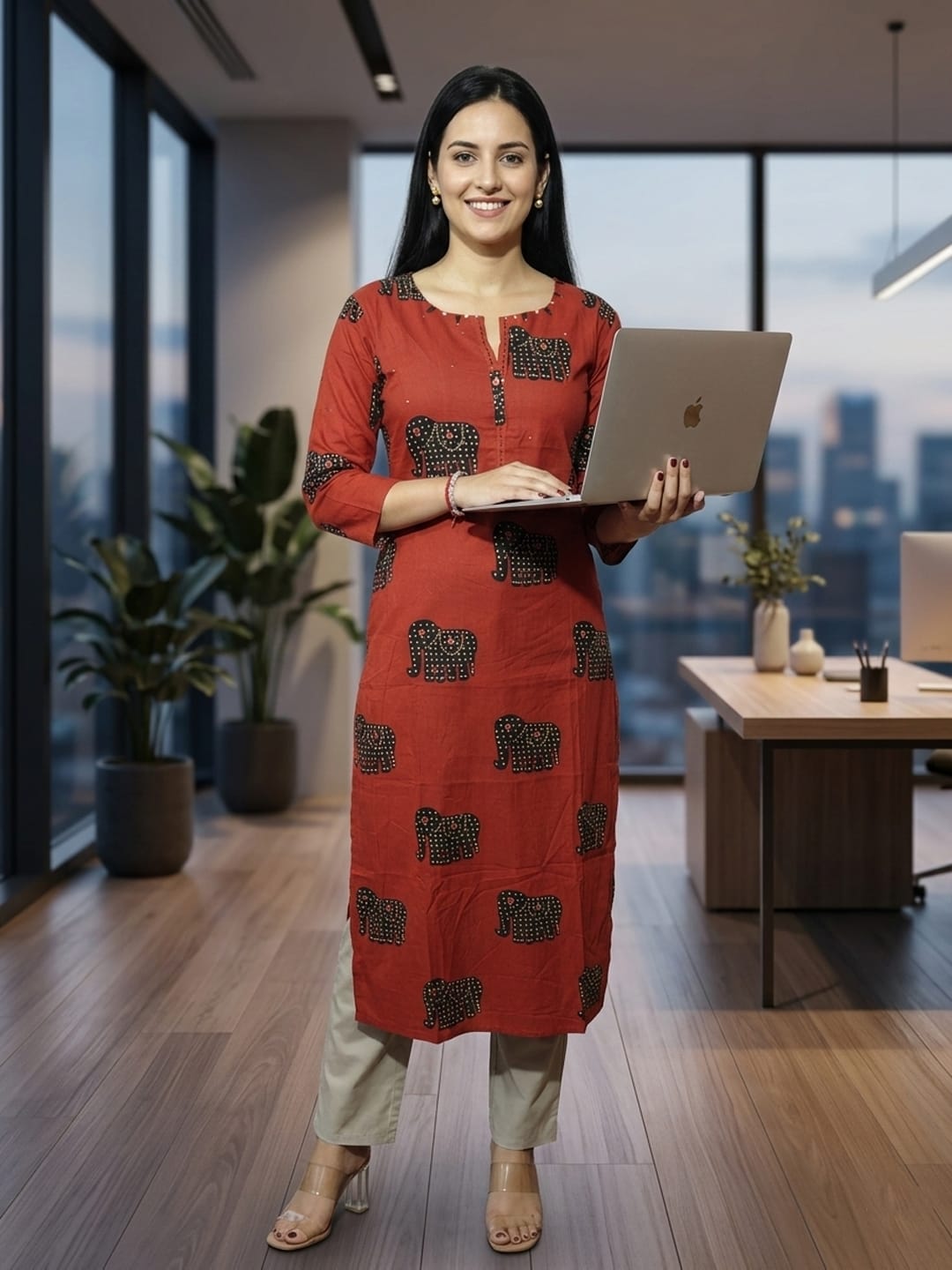 Kurta With Effortless Elegance