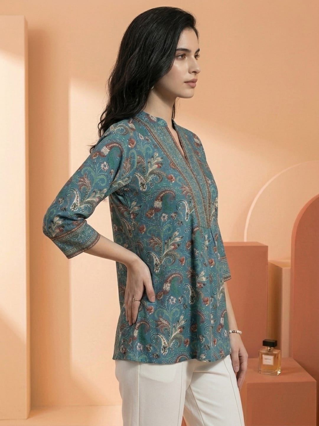 The Kurti Collection Women Summer Floral printed Top