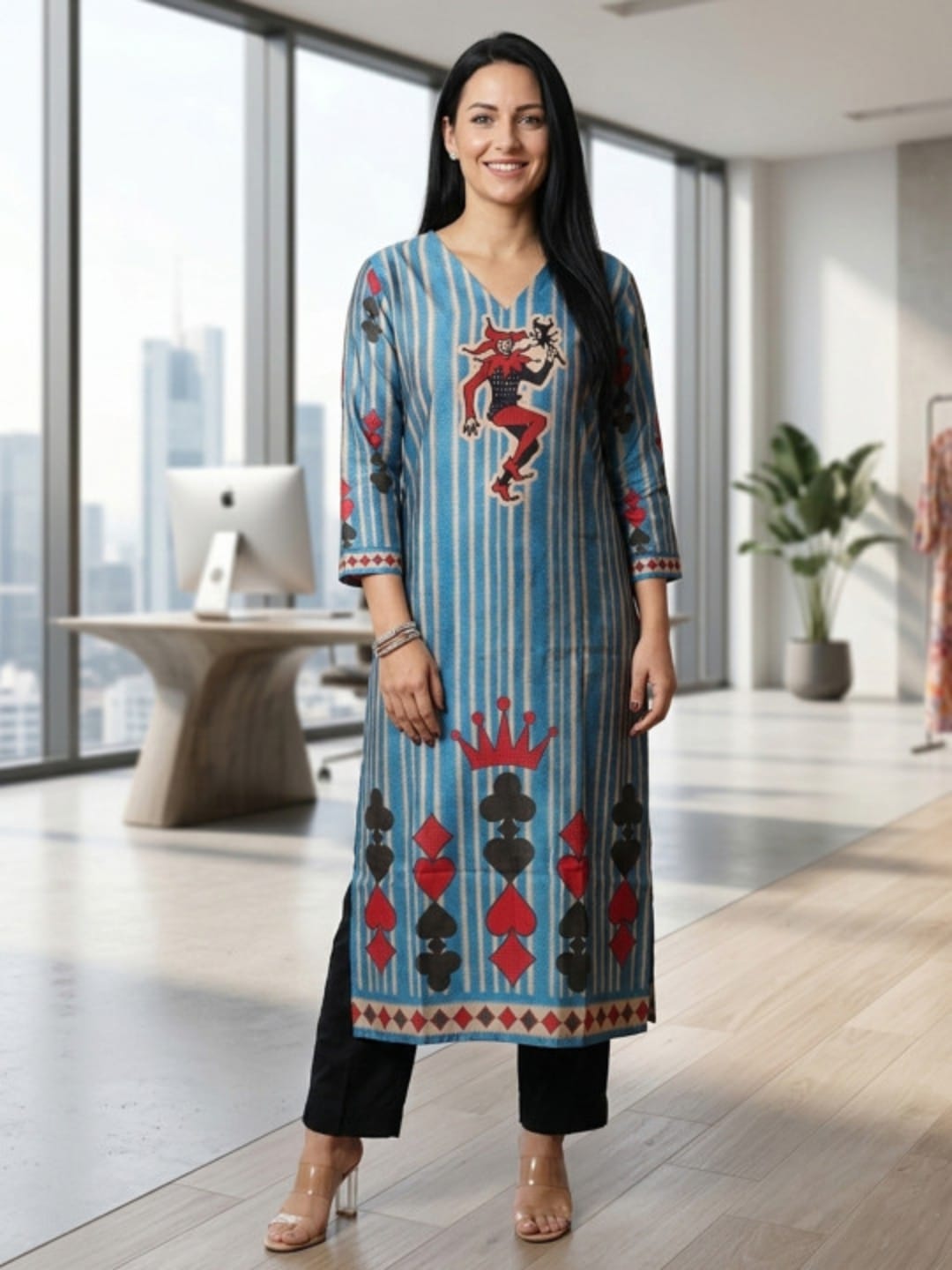 The Contemporary Classic Striped Kurta