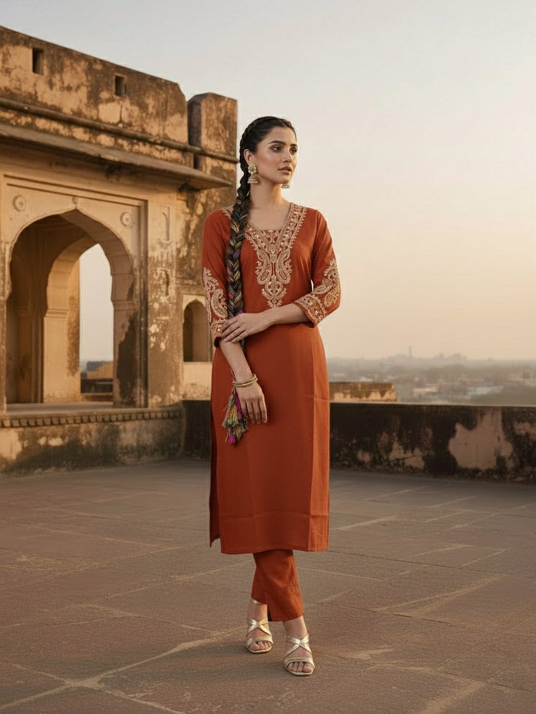 Sophisticated & High-Fashion Ethnic Kurta Set
