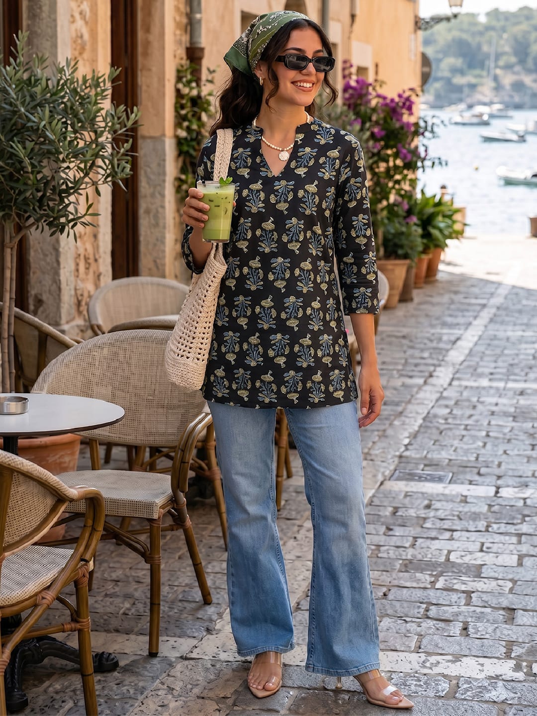 Floral Printed Kurti Crafted For Chic Everyday Comfort