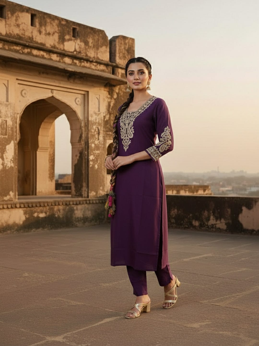 Modern & Minimalist Ethnic Kurta Set