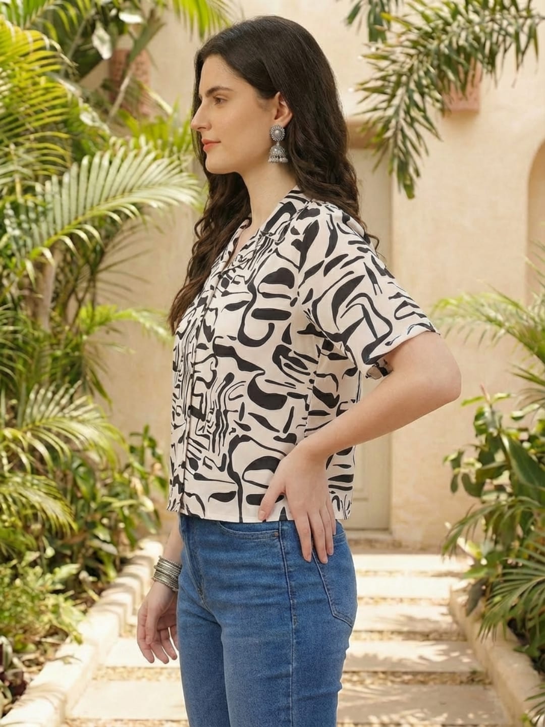 The Kurti Collection Women Summer Floral printed Top
