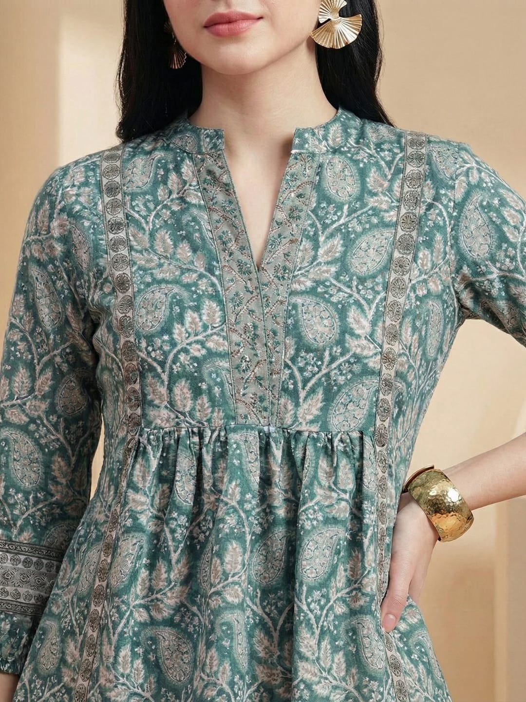 The Kurti Collection Women Summer Floral printed Top