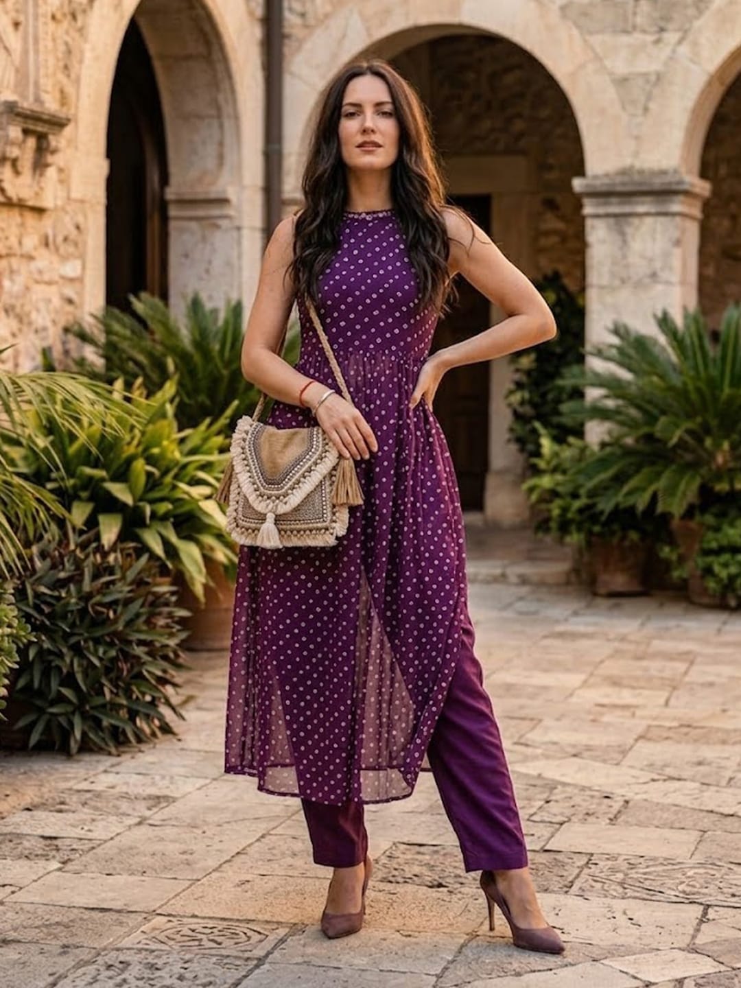 Graceful & Poetic Fusion Kurta Set