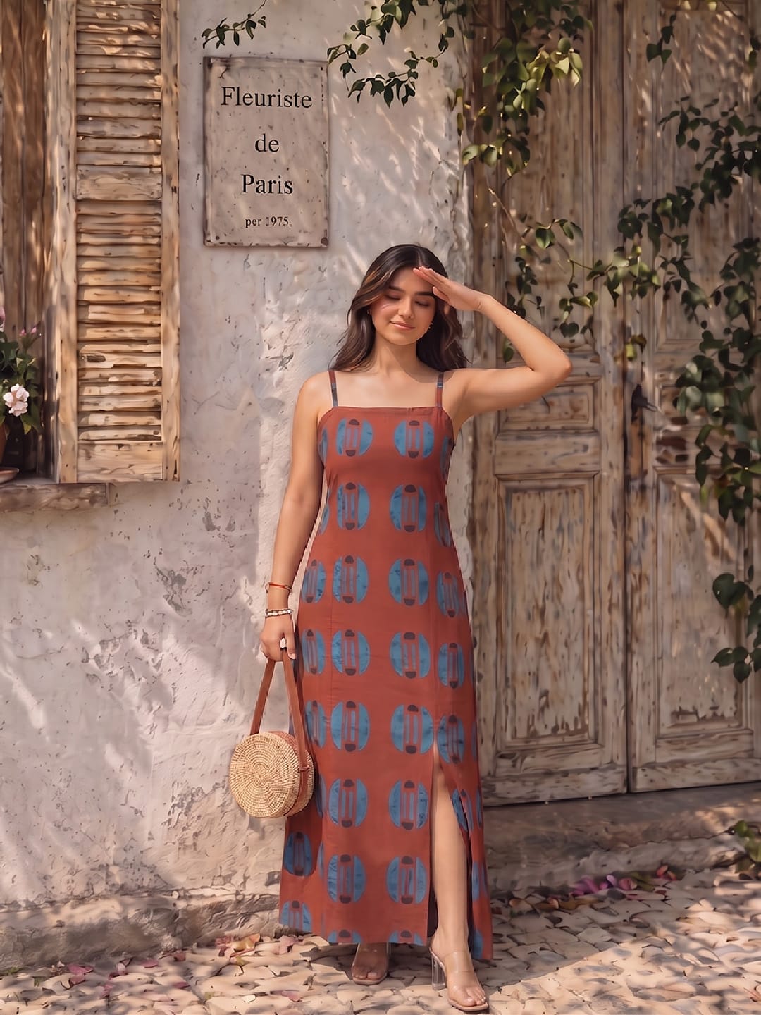 The Kurti Collection Maroon Colored Women Summer Dress