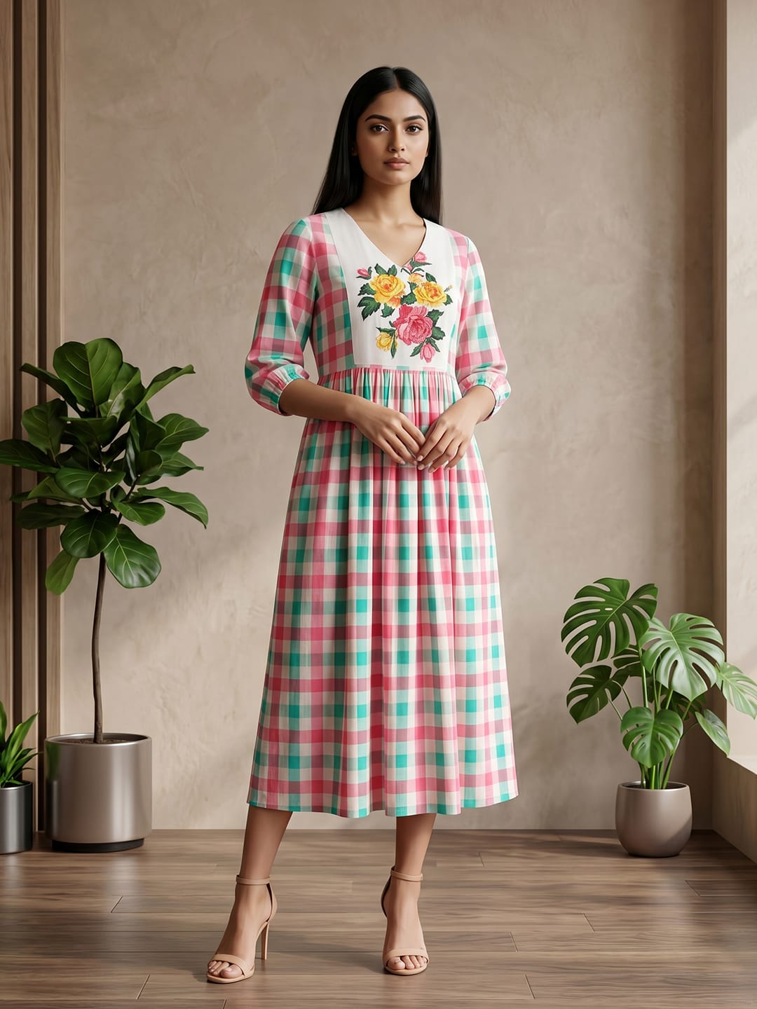The Kurti Collection Multi Colored Women Summer Dress