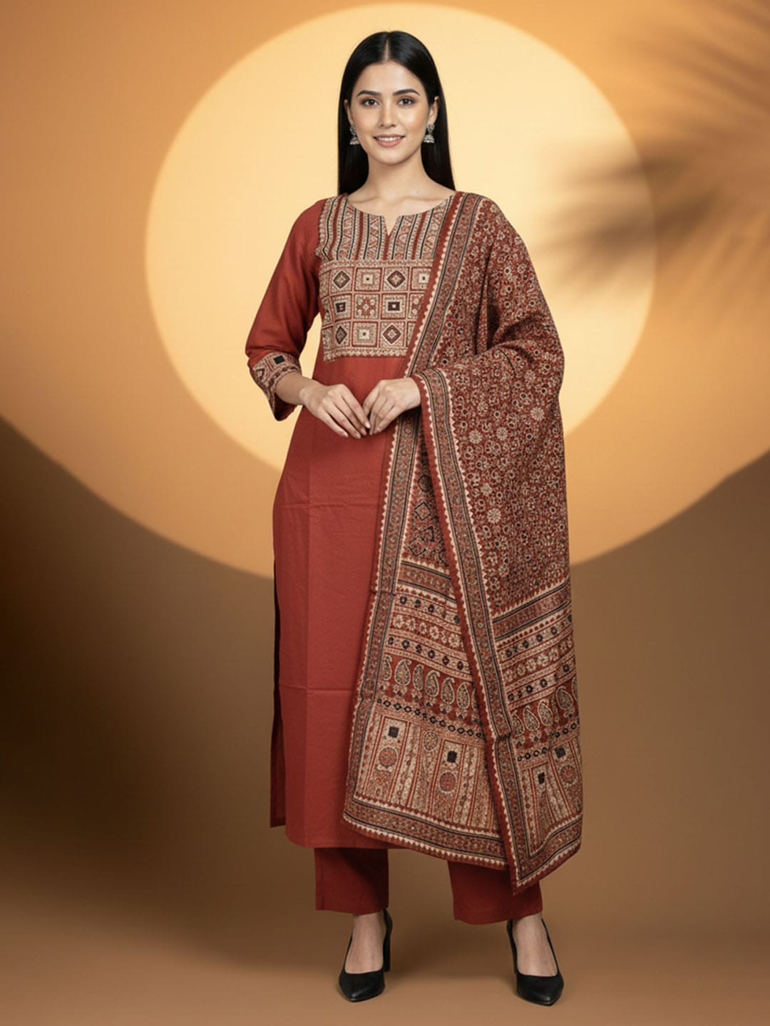 Aline Classic Kurta Set With Dupatta