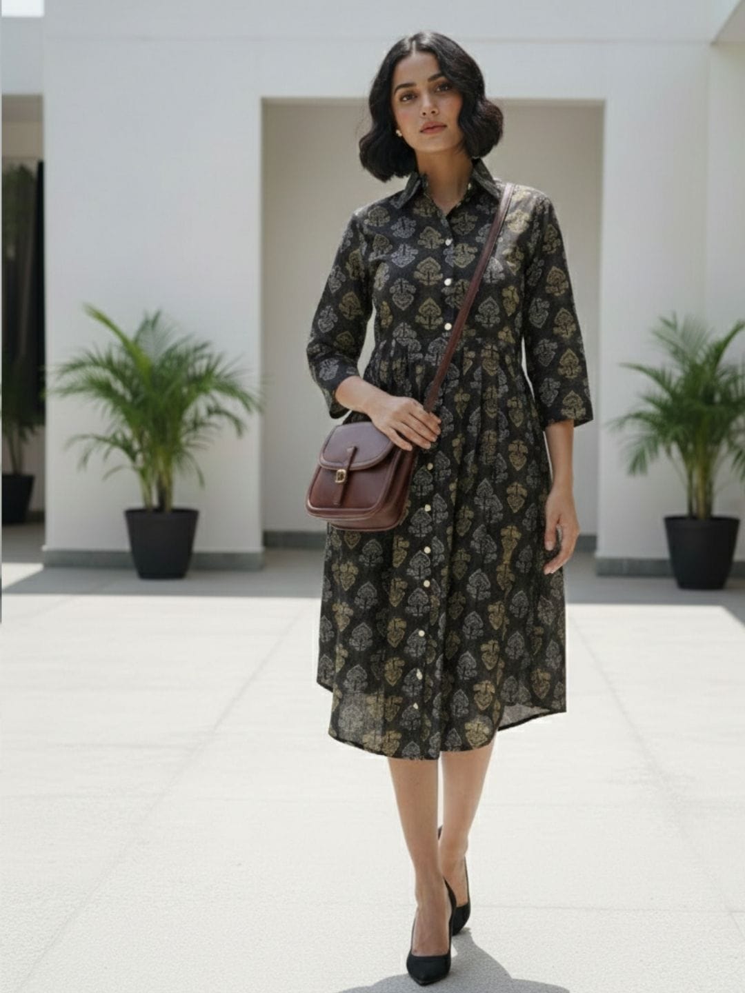 Modern & Minimalist Shirt Dress