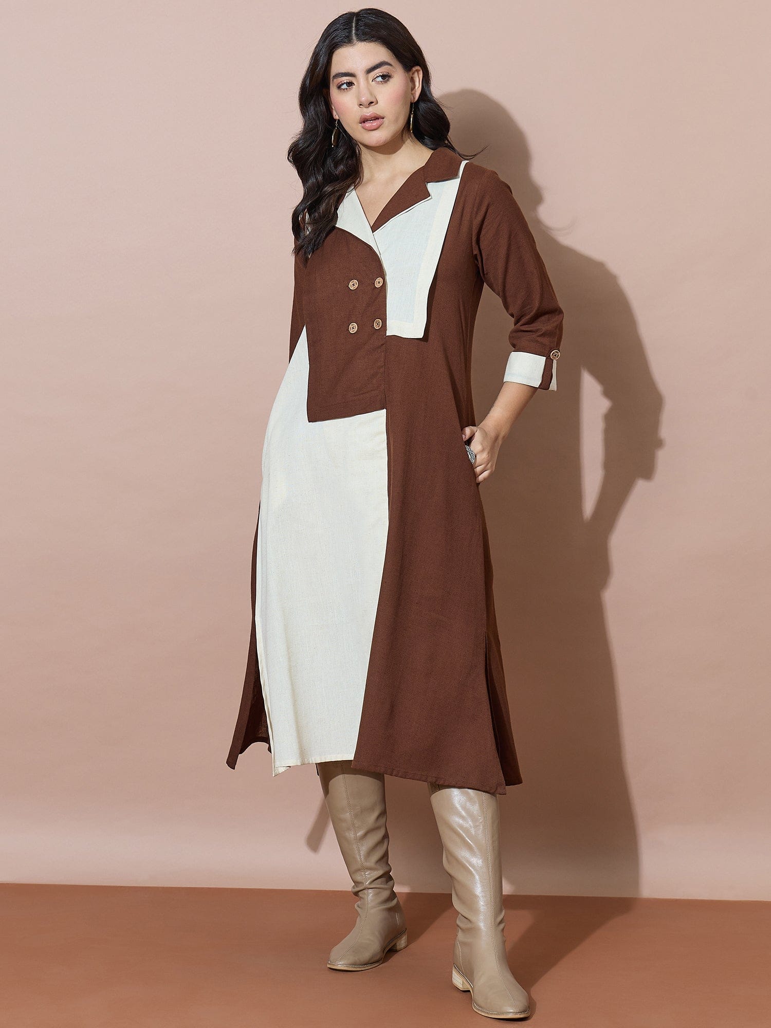 Colour Block Chic Dress