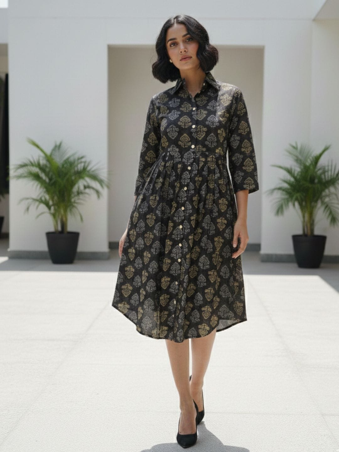 Modern & Minimalist Shirt Dress