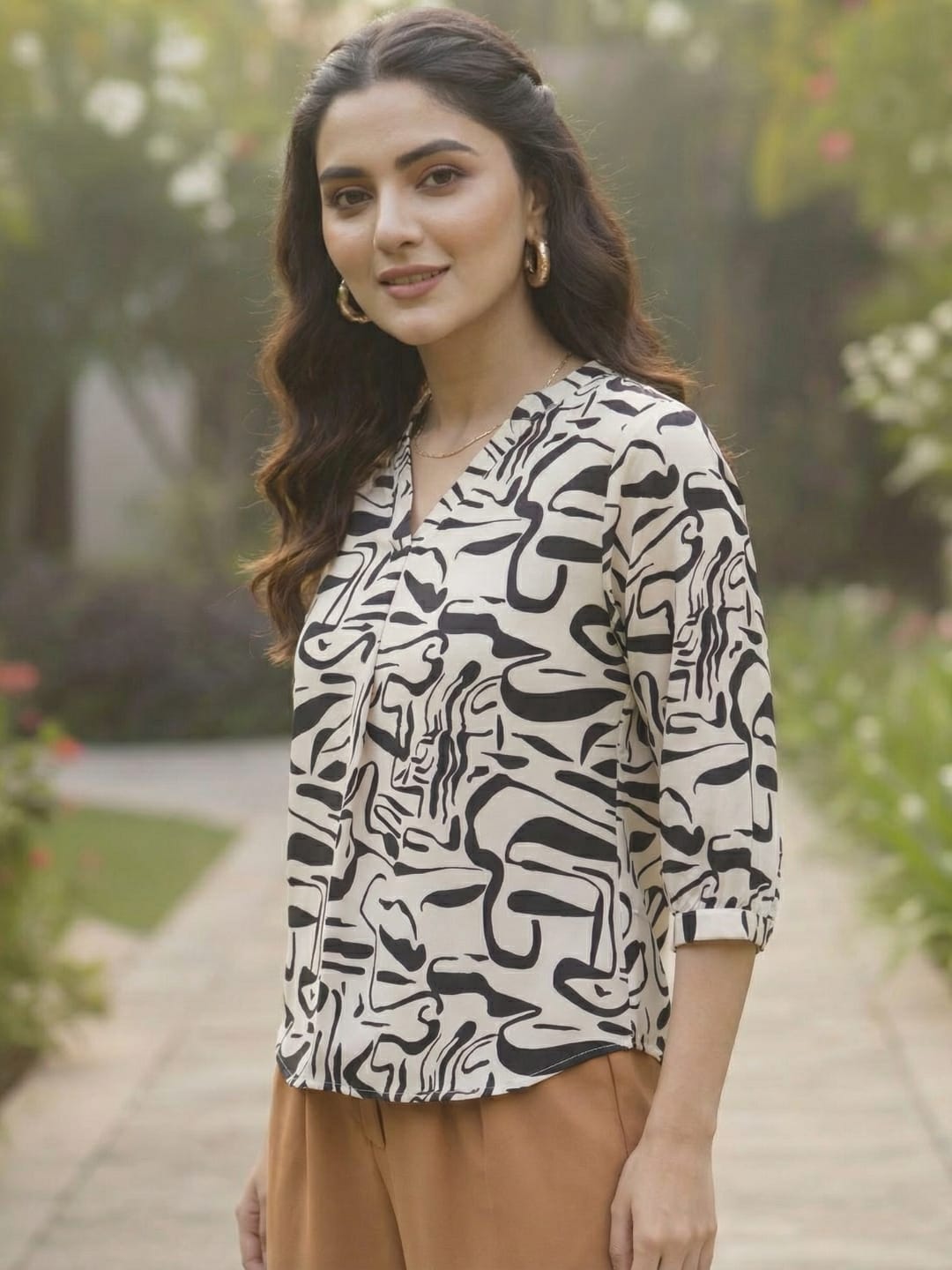 The Kurti Collection Women Summer Floral printed Top