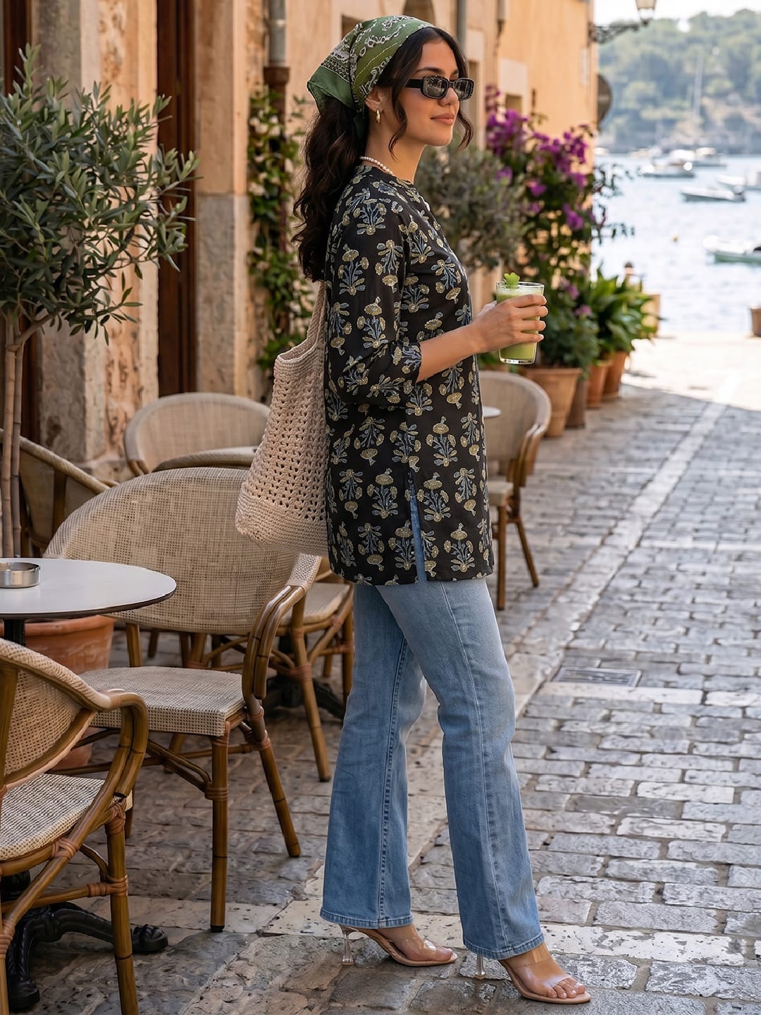 Floral Printed Kurti Crafted For Chic Everyday Comfort