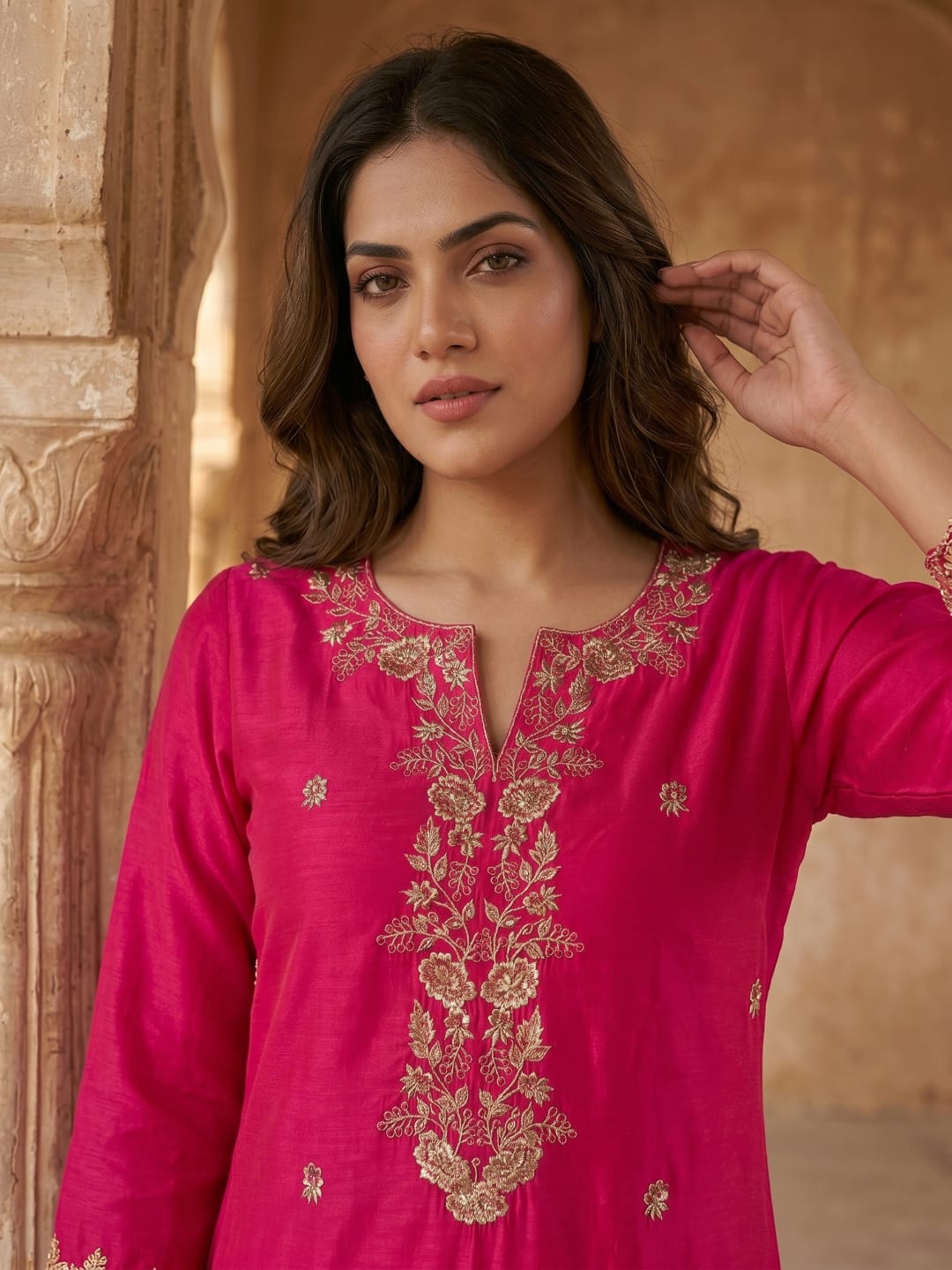 Blush Blossom Women's Kurta Set