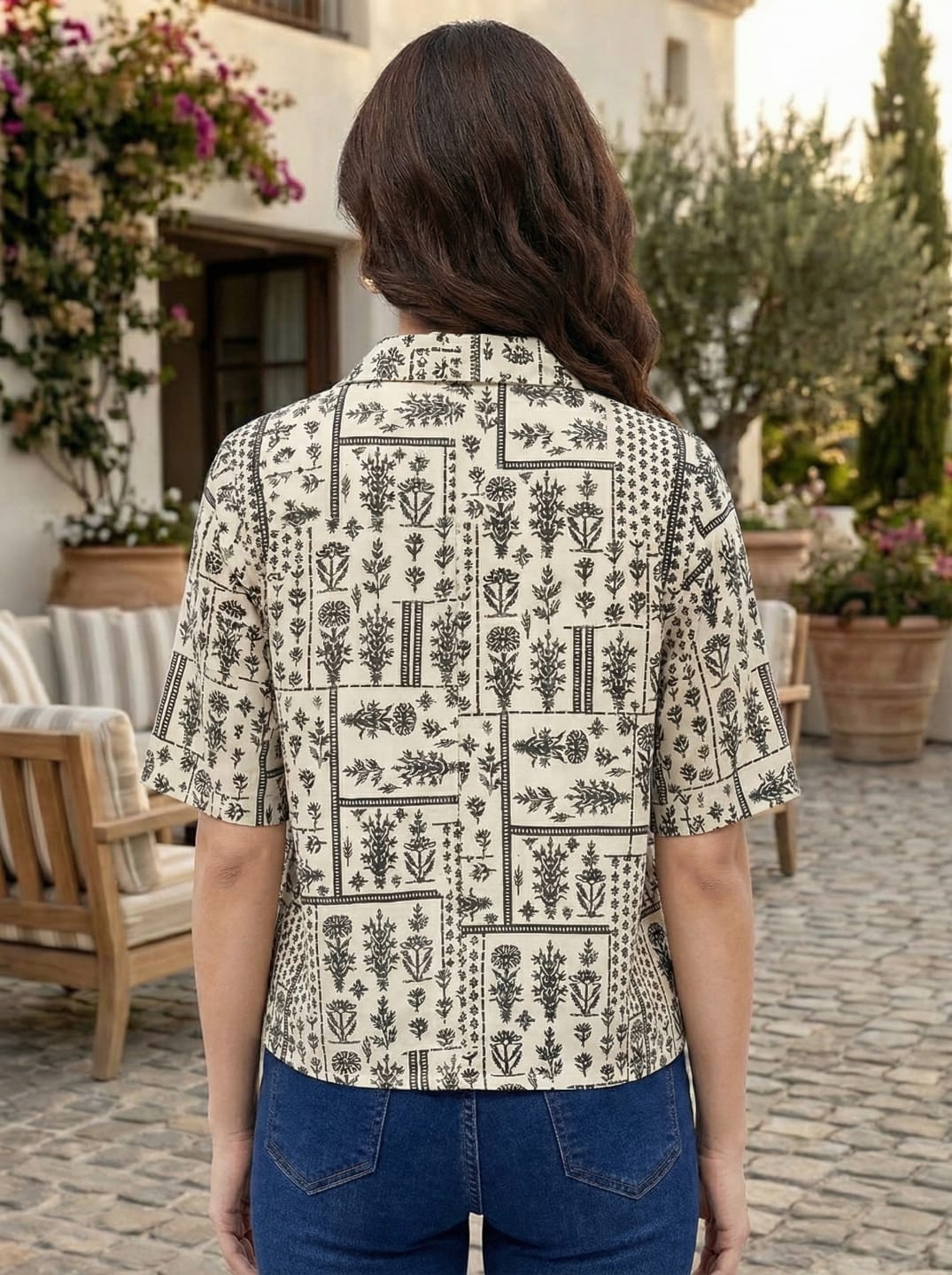 The Kurti Collection Women Summer Floral printed Top