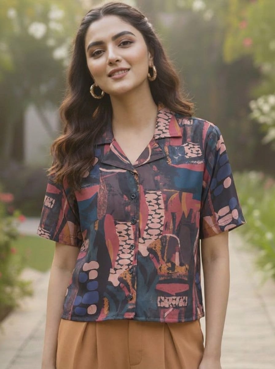 The Kurti Collection Women Summer Floral printed Top