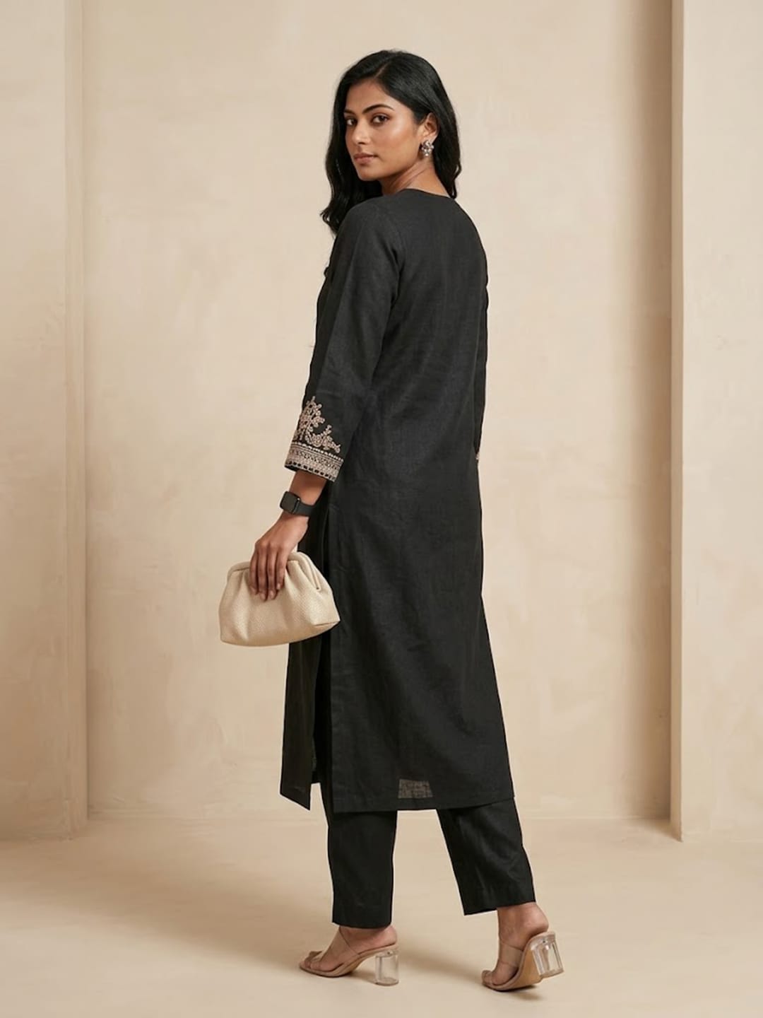 Classic black Kurta Set