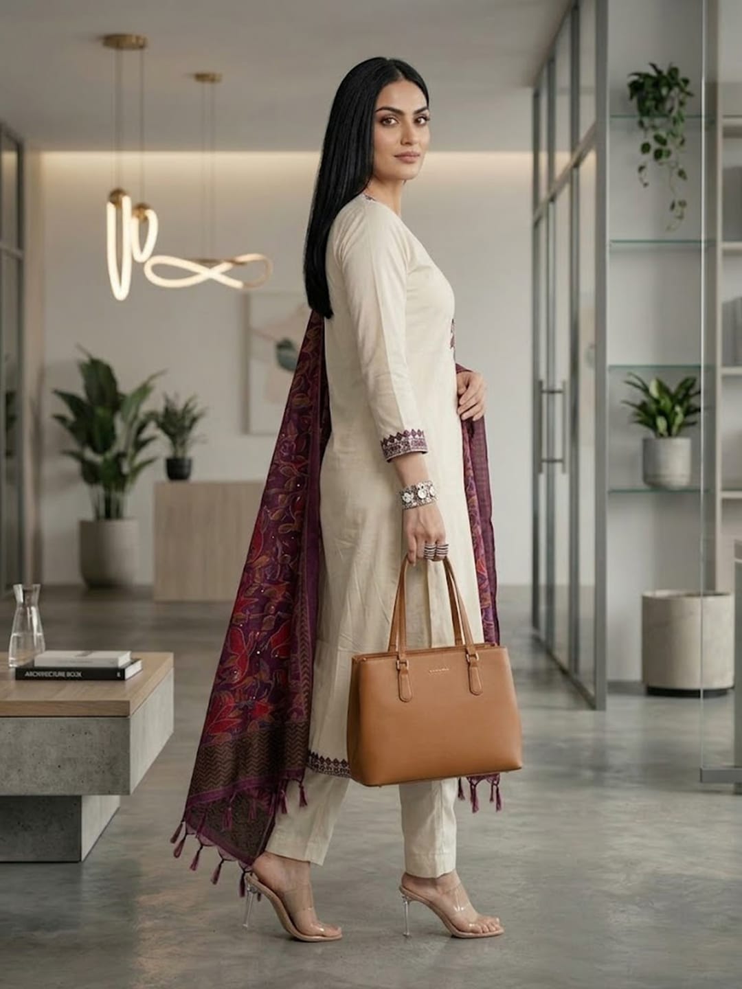 Heritage Hues Kurta Ensemble With Dupatta