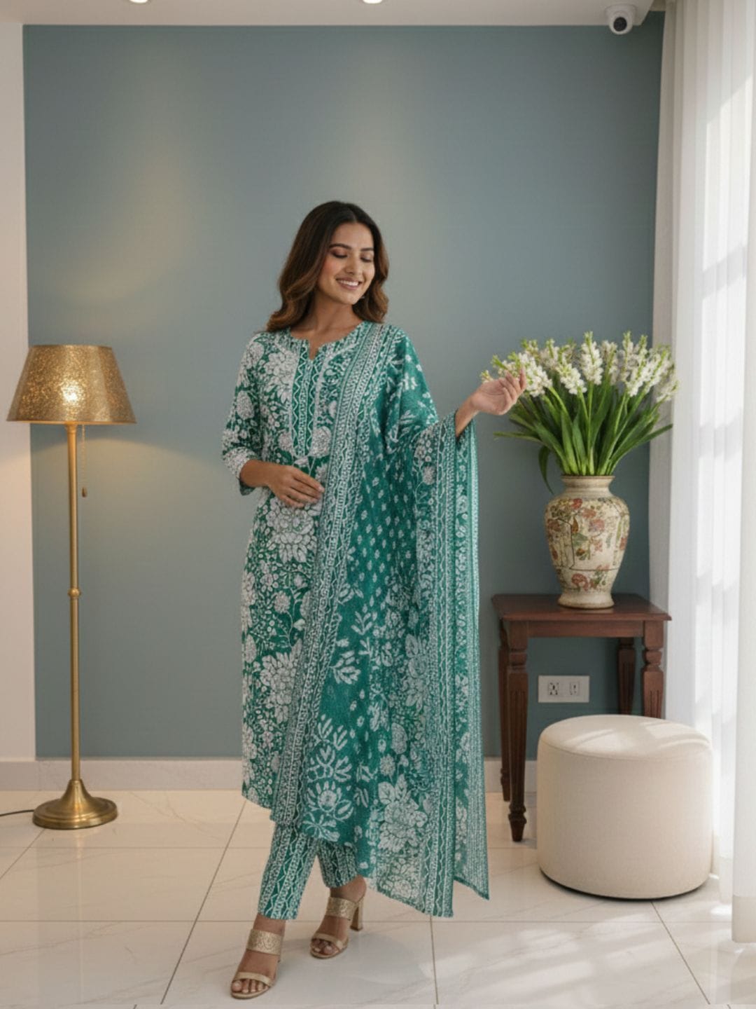 Modern & Fresh Kurta Set With Dupatta