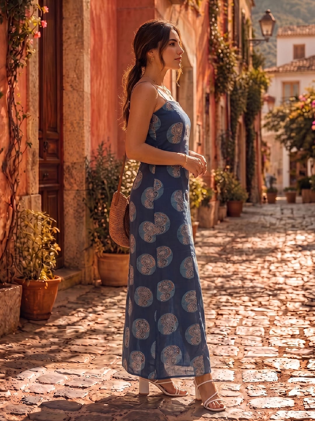 The Kurti Collection Blue Colored Women Summer Dress