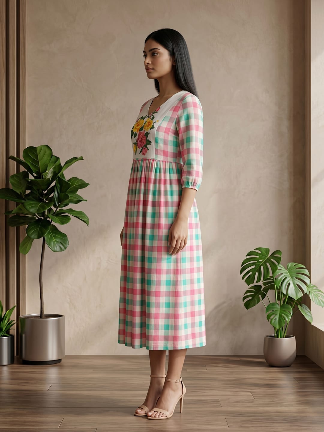 The Kurti Collection Multi Colored Women Summer Dress