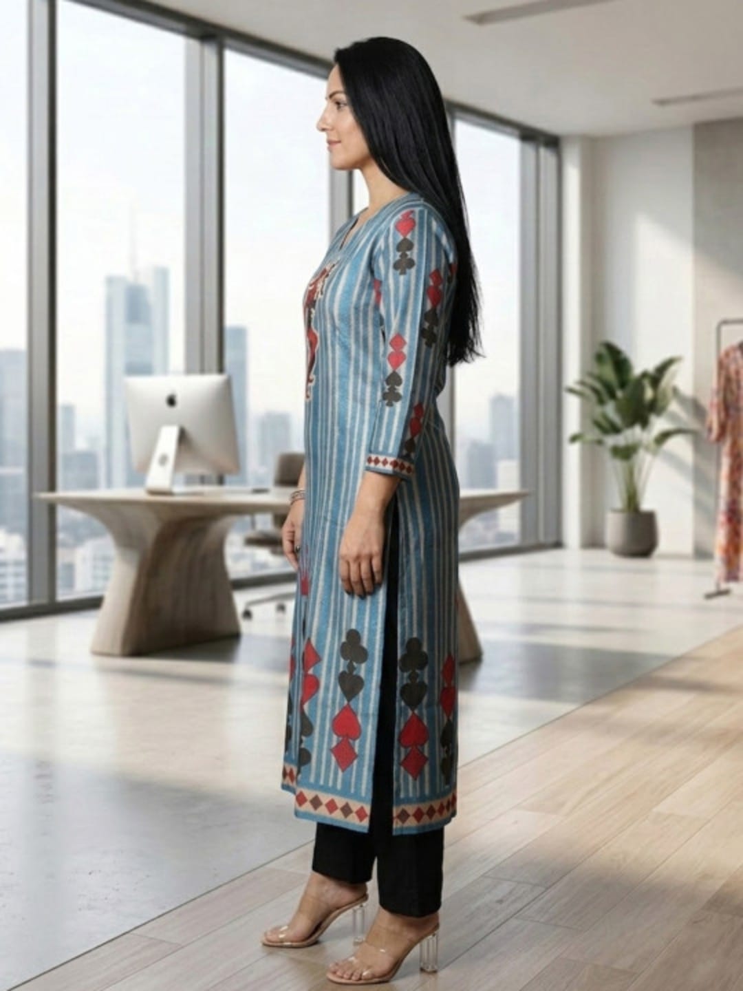 The Contemporary Classic Striped Kurta