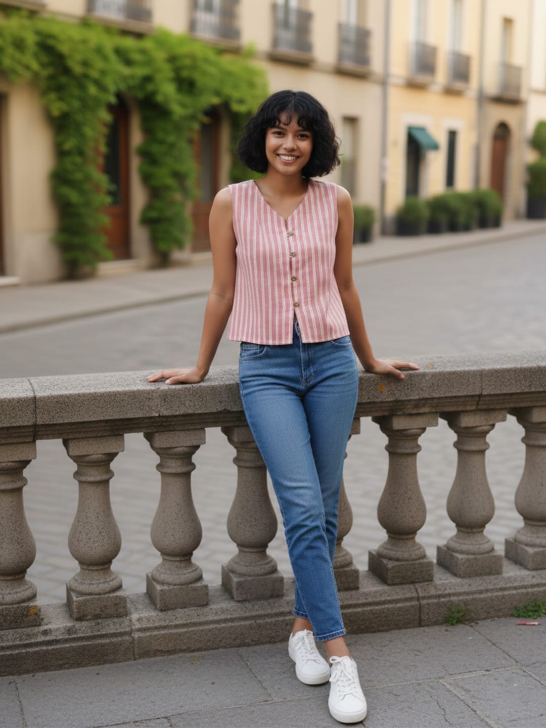 The Vintage Pinstripe Vest
