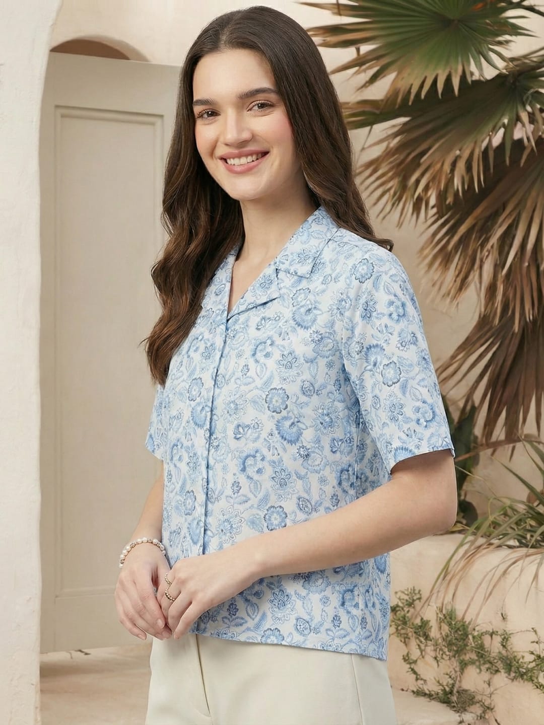 The Kurti Collection Women Summer Floral printed Top