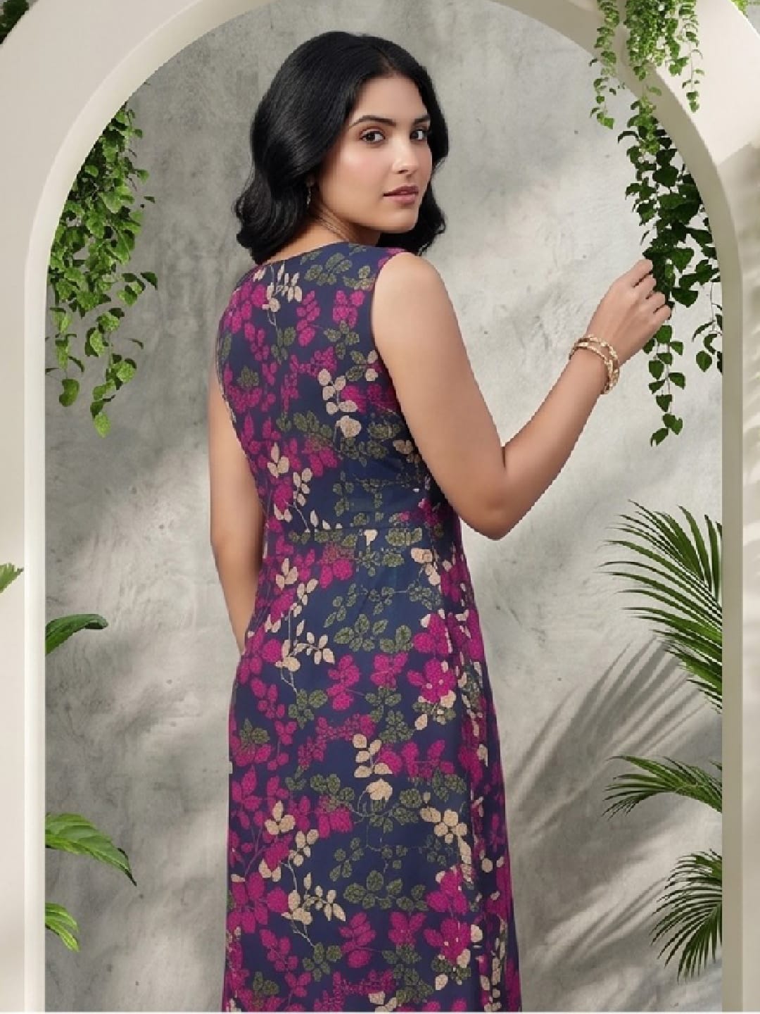 The Kurti Collection Blue Colored Women Summer Dress