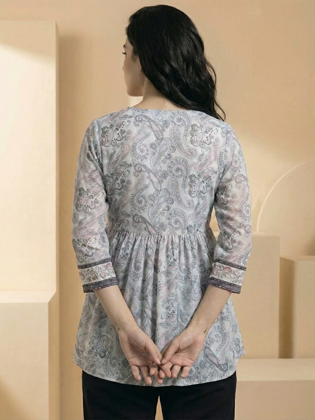 The Kurti Collection Women Summer Floral printed Top
