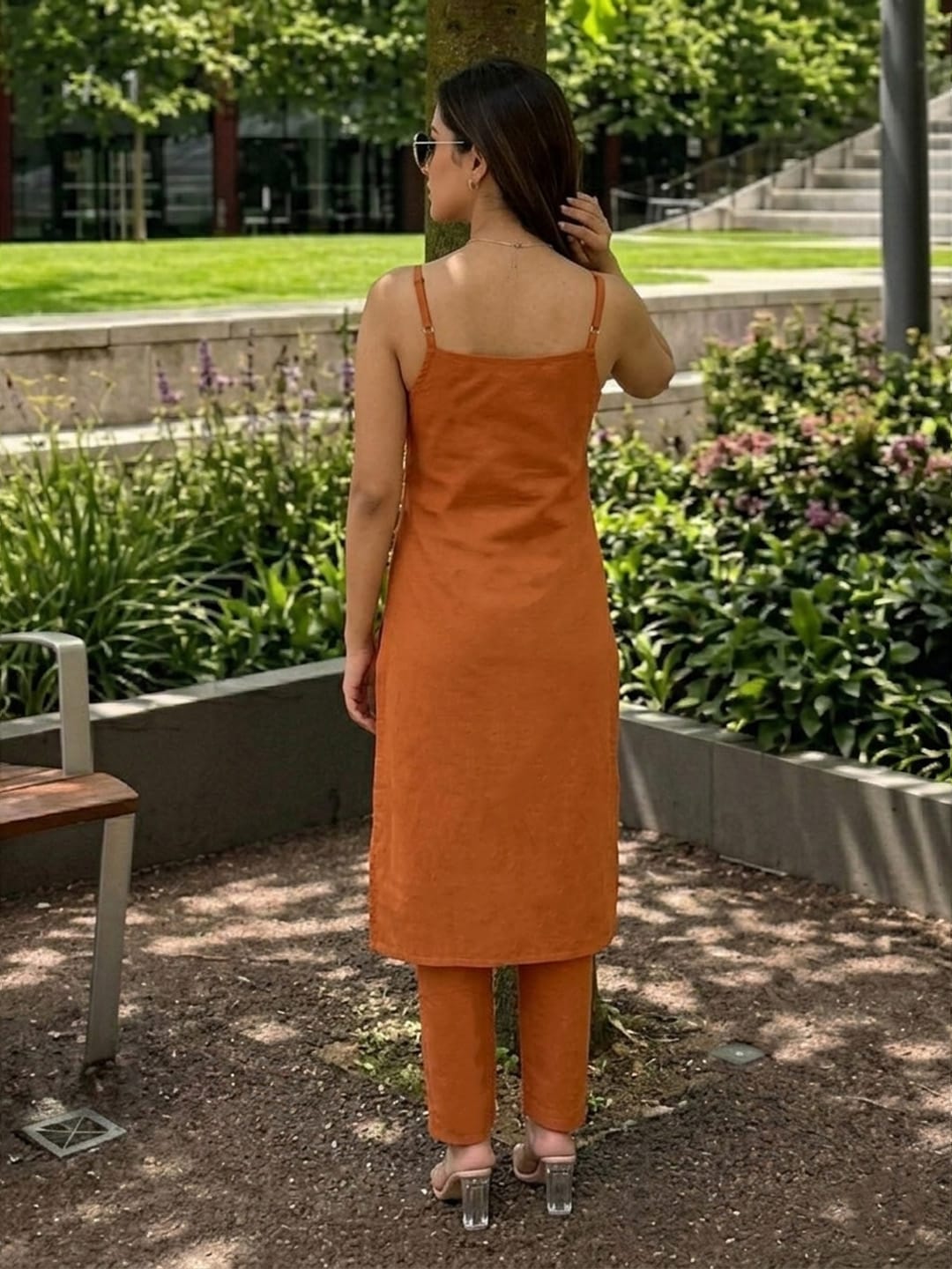 Boho- Rust Women's kurta set