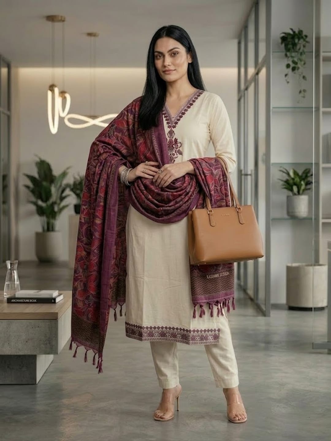 Heritage Hues Kurta Ensemble With Dupatta