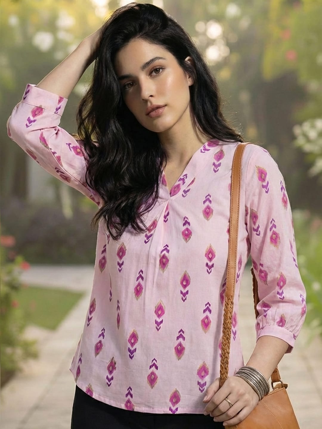 The Kurti Collection Women Summer Floral printed Top