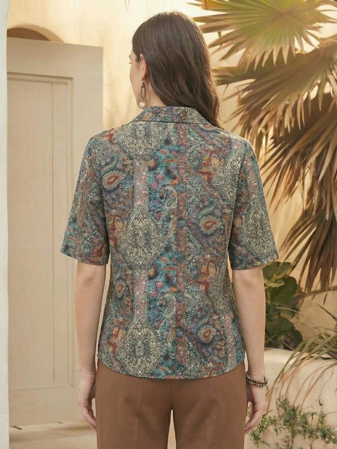 The Kurti Collection Women Summer Floral printed Top