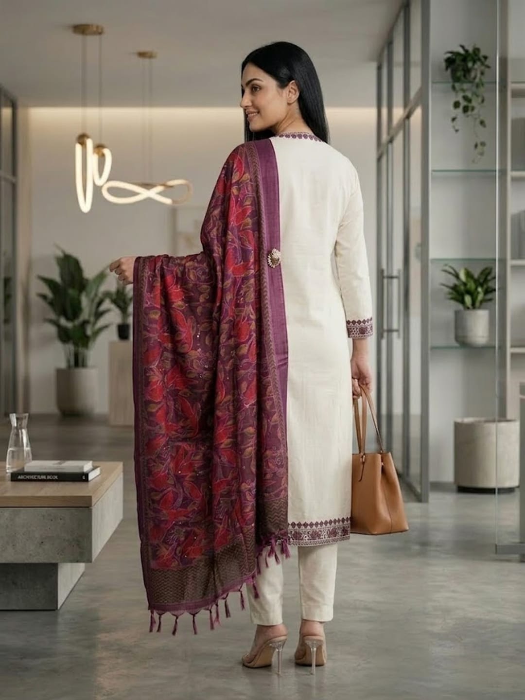 Heritage Hues Kurta Ensemble With Dupatta