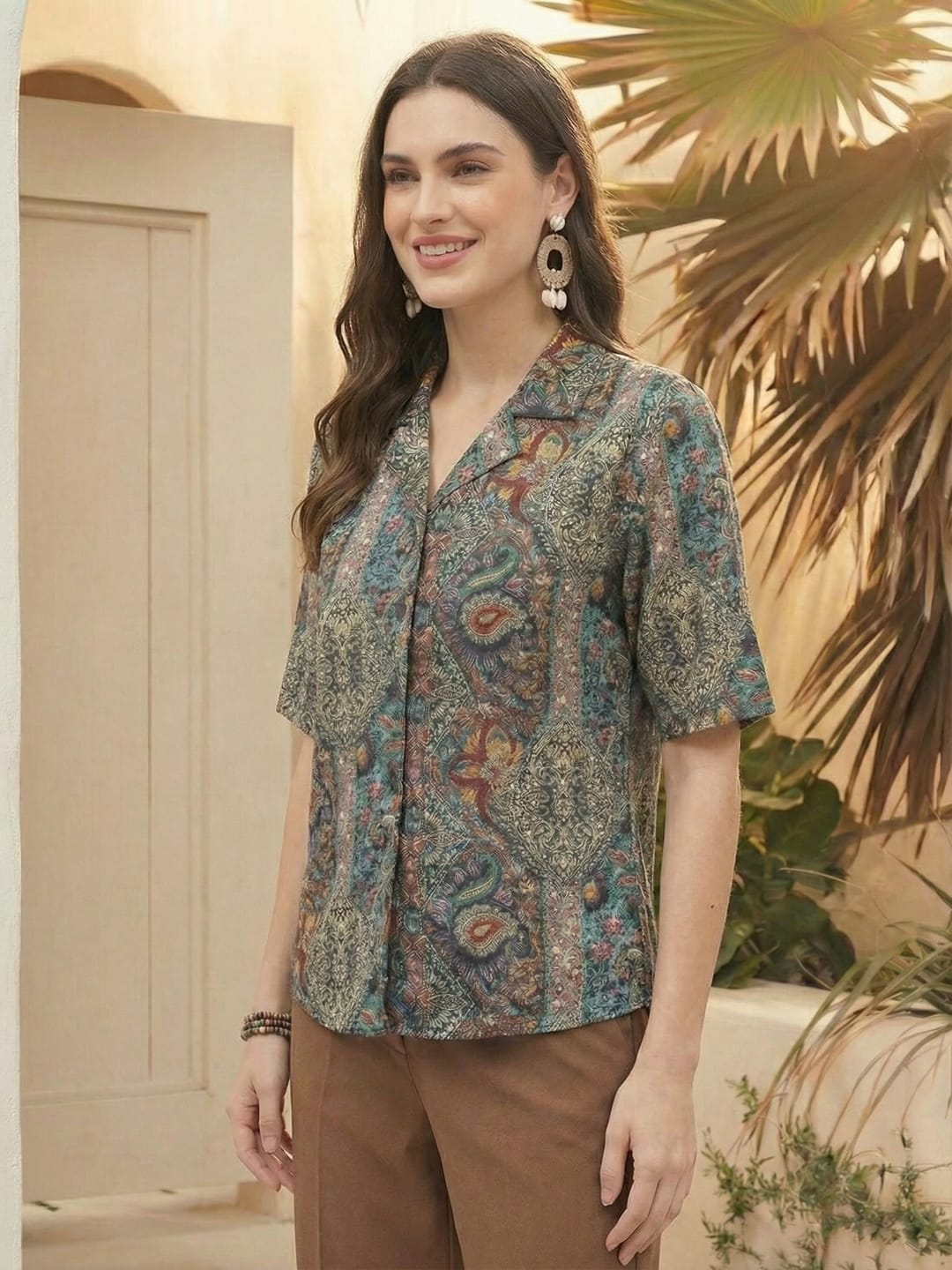 The Kurti Collection Women Summer Floral printed Top