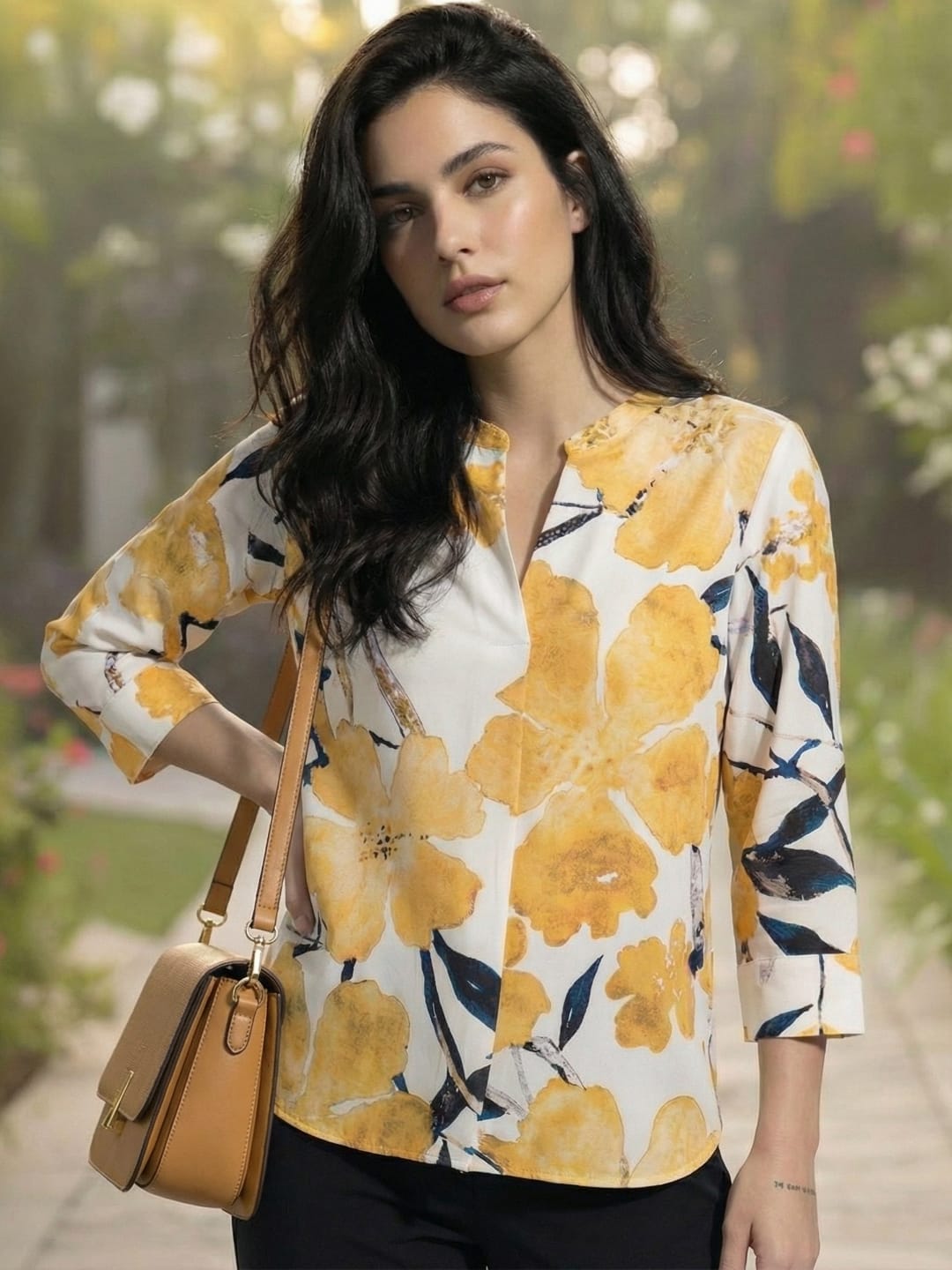 The Kurti Collection Women Summer Floral printed Top