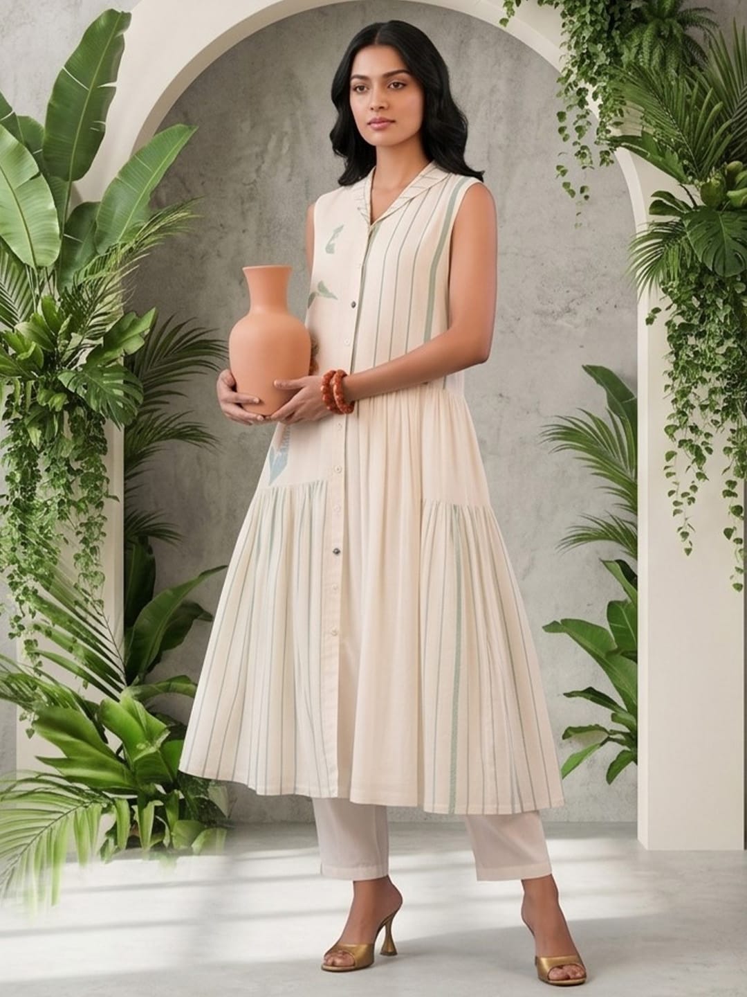Classy A-Line Kurta Set
