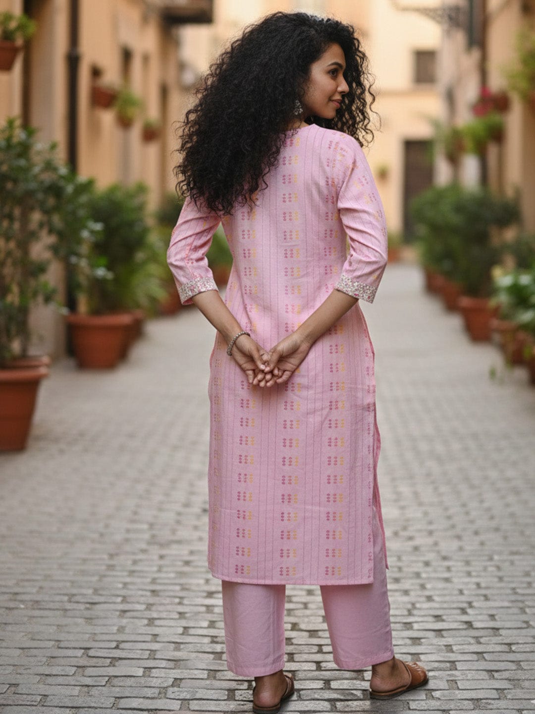 The Pastel Pink kurta Set