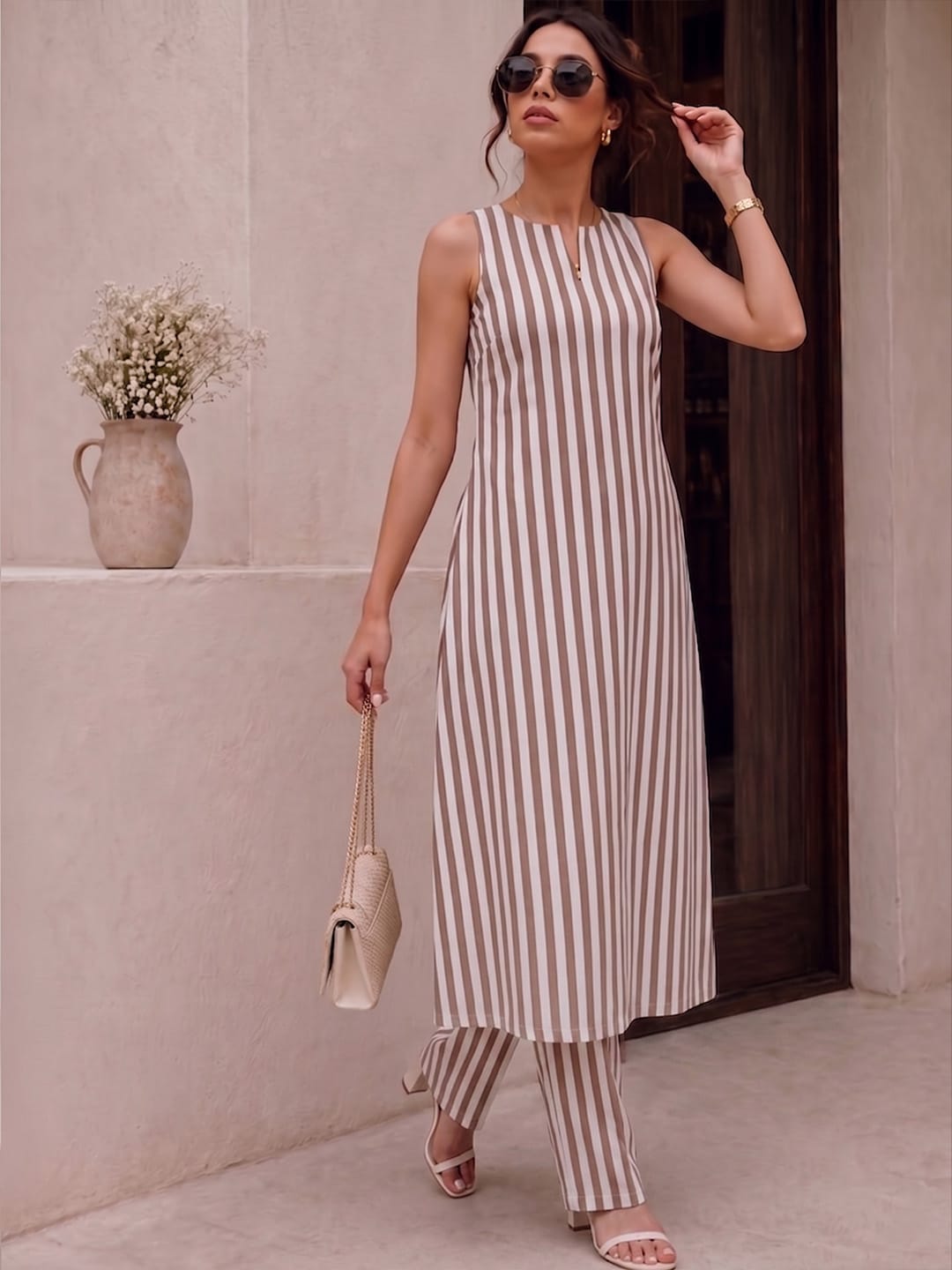 The Desert Linear Women's Kurta Set