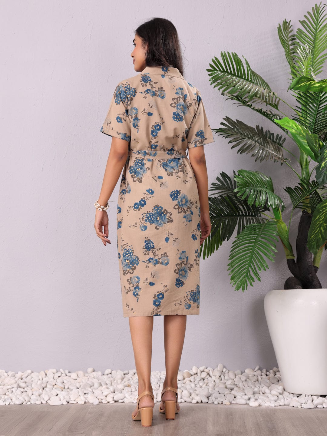 The Kurti Collection Women Floral Printed Shirt Dress