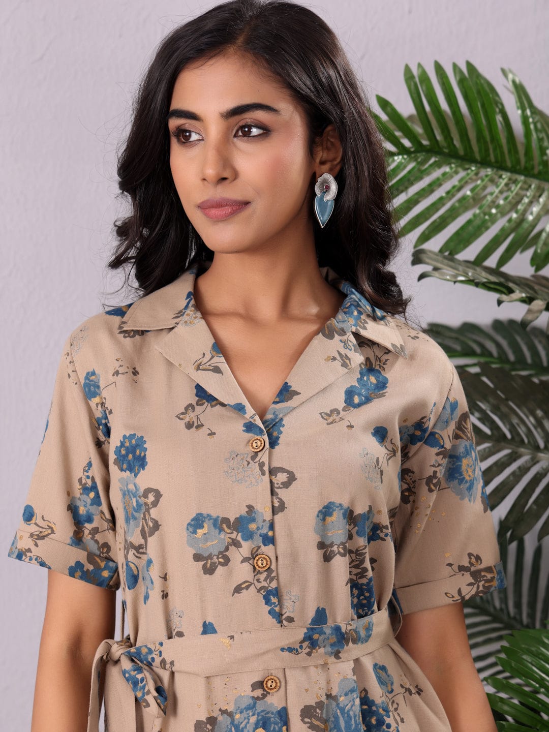 The Kurti Collection Women Floral Printed Shirt Dress