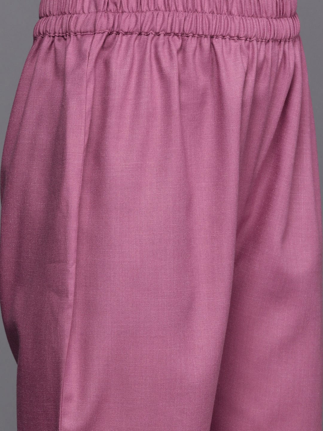 The Kurti Collection Women Mauve Embroidered Kurta With Paired Bottom And Dupatta