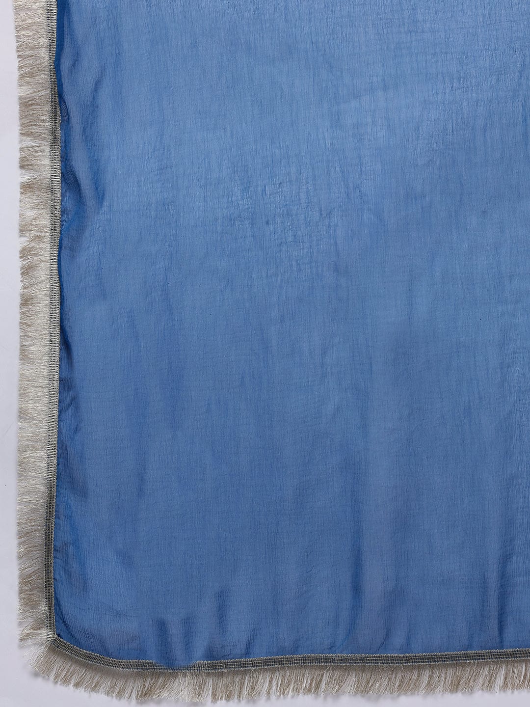 The Kurti Collection Women Blue Bandhani Printed Zari Embroidered Kurta With Bottom And Dupatta