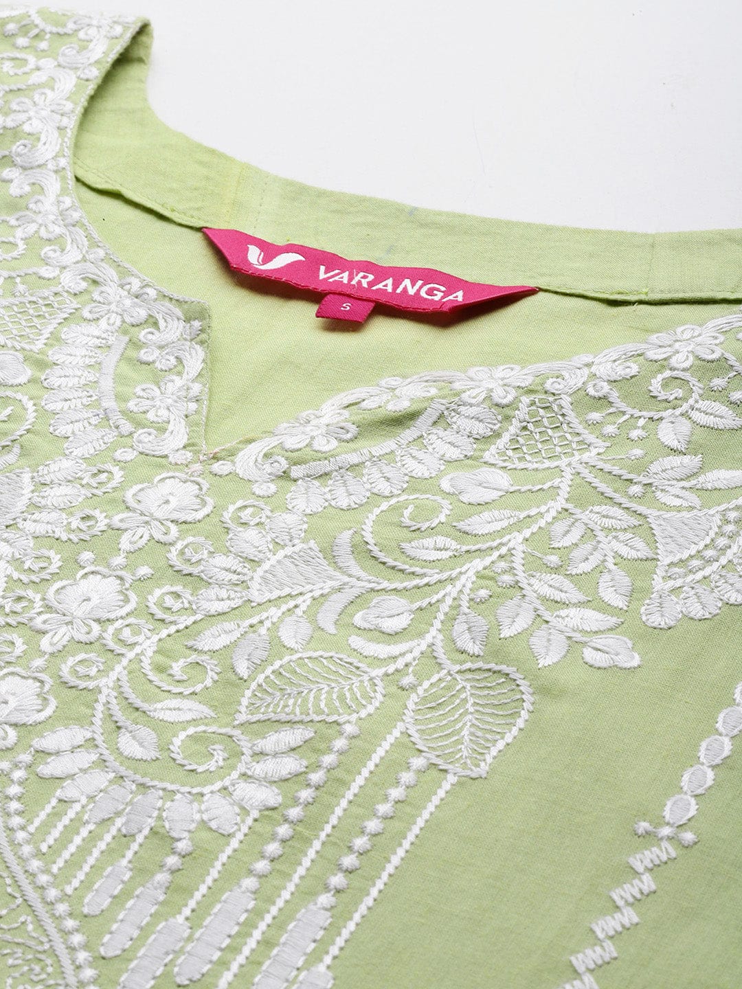 The Kurti Collection Women Sea Green Round Neck Heavy Thread Embroidered Kurta With Bottom & Dupatta