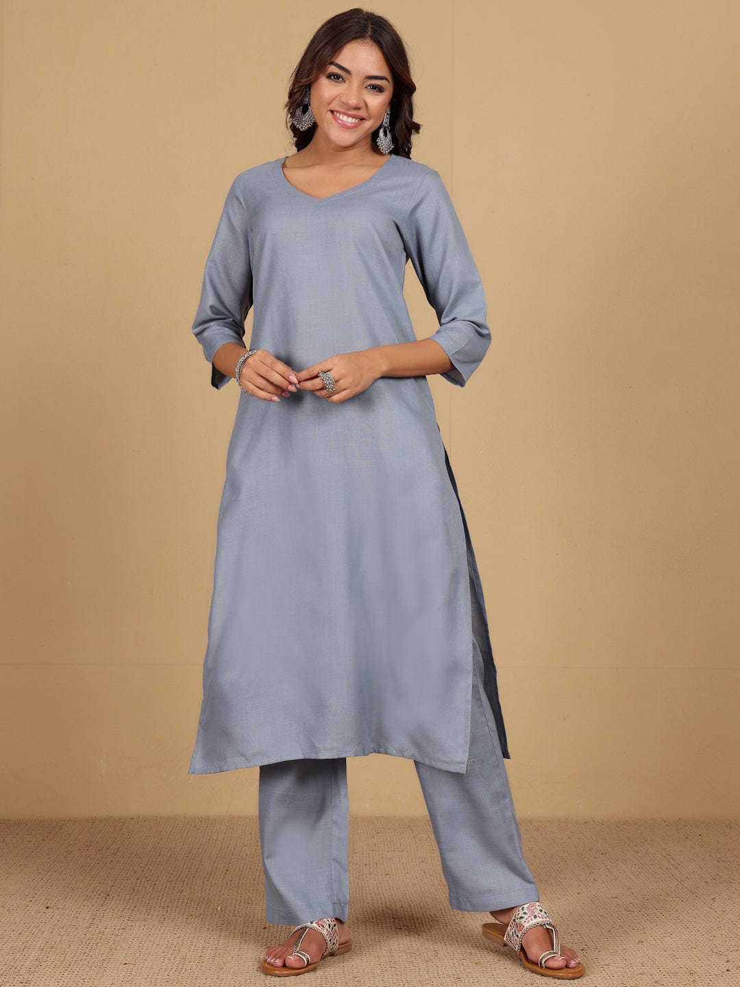 The Kurti Collection Women Kurta With Trouser And Printed Dupatta