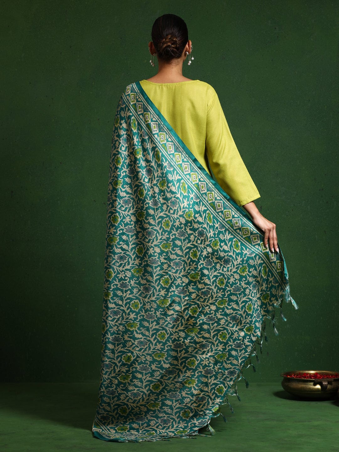 The Kurti Collection Women Zari & Sequin Embroidered Kurta With Trouser & Dupatta