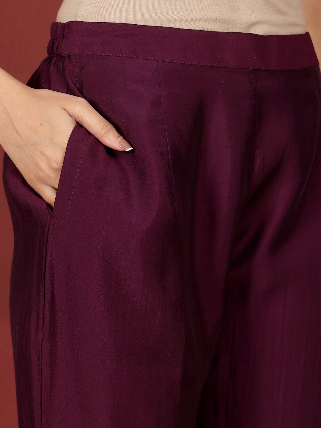 The Kurti Collection Women Zari & Sequin Embroidered Kurta With Trouser & Floral Printed Dupatta